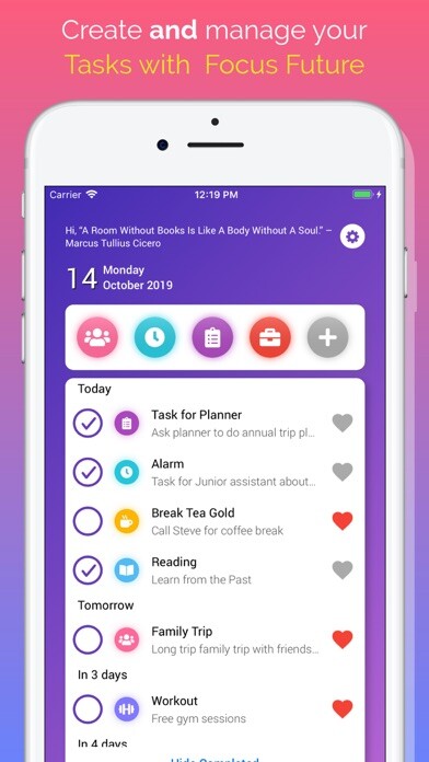 Emulate iPhone app Focus Future : To-Do List using MyAndroid Emulate iPhone app Focus Future : To-Do List using MyAndroid