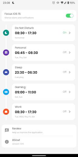 Run android online APK Focus iOS 15 from MyAndroid or emulate Focus iOS 15 using MyAndroid