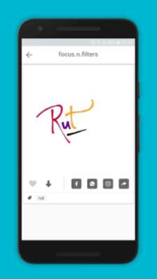 Emulate Android APK focus n filters - Name Art