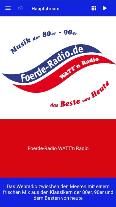 Emulate iPhone app Foerde-Radio using MyAndroid