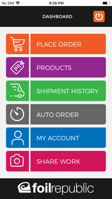 Emulate iPhone app Foil Republic using MyAndroid