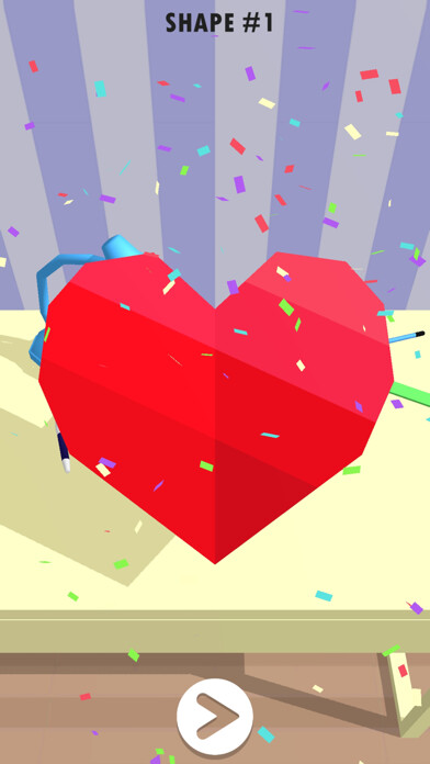 Emulate iPhone app Fold and Cut using MyAndroid