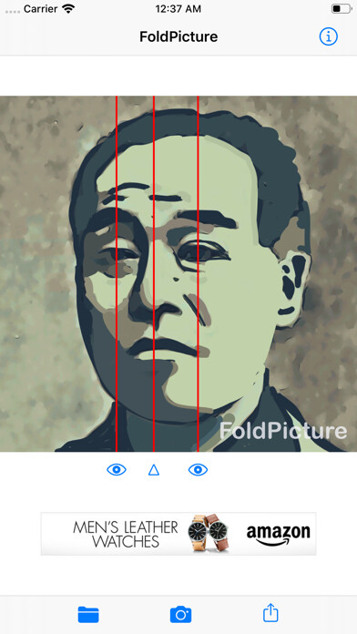 Emulate iPhone app FoldPicture using MyAndroid