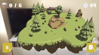 Emulate iPhone app Fold the Flock AR using MyAndroid