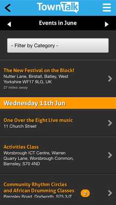 Emulate Android APK Folkestone TownTalk