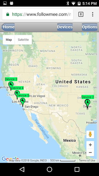 Run android online APK FollowMee GPS Tracker: Locate  Track Your Device from MyAndroid or emulate FollowMee GPS Tracker: Locate  Track Your Device using MyAndroid