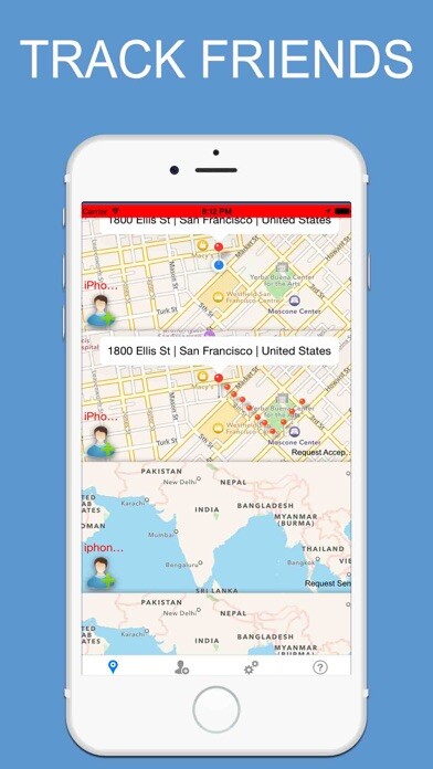 Emulate iPhone app FollowMe - GPS Mobile Location Tracker using MyAndroid Emulate iPhone app FollowMe - GPS Mobile Location Tracker using MyAndroid