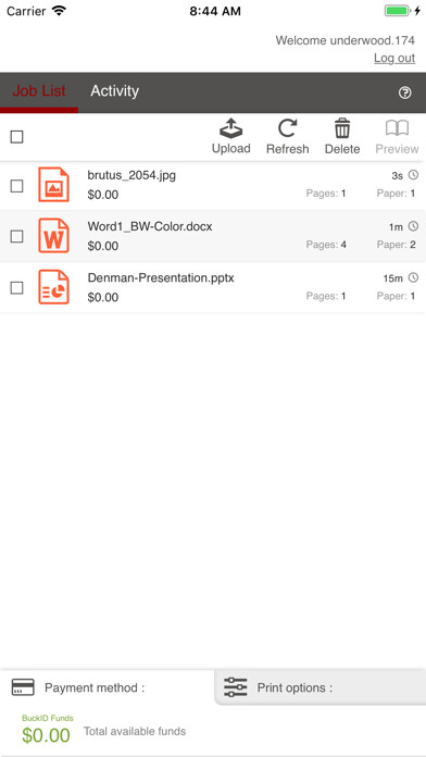 Emulate iPhone app Follow Me Printing using MyAndroid Emulate iPhone app Follow Me Printing using MyAndroid