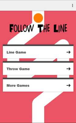 Emulate Android APK Follow The Line Game Emulate Android APK Follow The Line Game