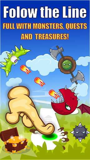 Run android online APK Follow the Line Monster Run: Finger Race 2D Deluxe from MyAndroid or emulate Follow the Line Monster Run: Finger Race 2D Deluxe using MyAndroid