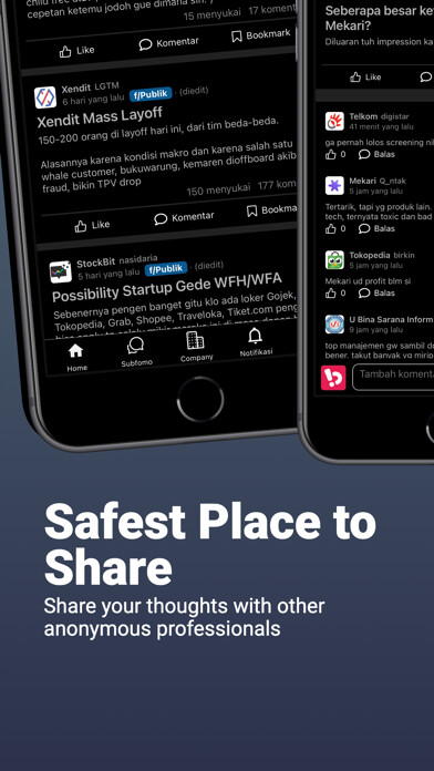 Emulate iPhone app FOMO Indonesia using MyAndroid