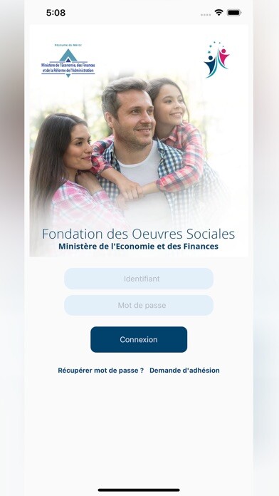 Emulate iPhone app Fondation des oeuvres sociales using MyAndroid Emulate iPhone app Fondation des oeuvres sociales using MyAndroid