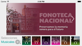Emulate iPhone app Fonoteca Itinerante using MyAndroid Emulate iPhone app Fonoteca Itinerante using MyAndroid