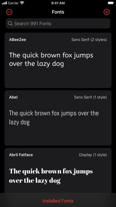 Emulate iPhone app Fontastic - Install Fonts using MyAndroid Emulate iPhone app Fontastic - Install Fonts using MyAndroid