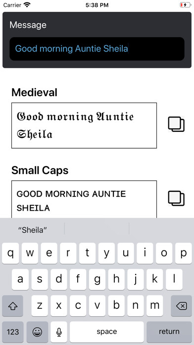 Emulate iPhone app Font Board using MyAndroid Emulate iPhone app Font Board using MyAndroid