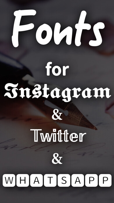Emulate iPhone app Font Generator: Fontsy using MyAndroid
