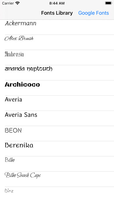 Emulate iPhone app FontInstaller Install any font using MyAndroid Emulate iPhone app FontInstaller Install any font using MyAndroid