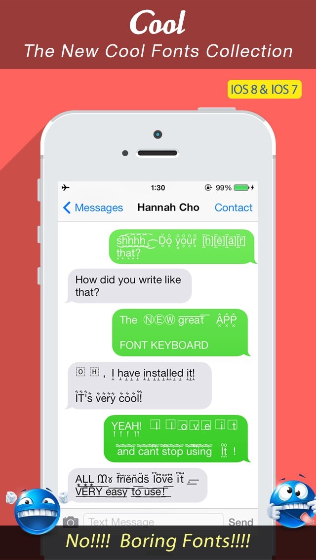 Emulate iPhone app Font Keyboard Free - New Text Styles & Emoji Art Font For Texting using MyAndroid Emulate iPhone app Font Keyboard Free - New Text Styles & Emoji Art Font For Texting using MyAndroid