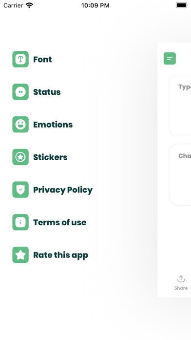 Emulate iPhone app Fonts and Stickers using MyAndroid