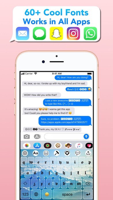 Emulate iPhone app Fonts App - Cool Font Keyboard using MyAndroid Emulate iPhone app Fonts App - Cool Font Keyboard using MyAndroid