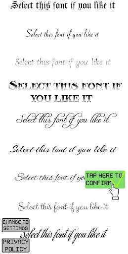 Run android online APK Fonts art - font calligraphy from MyAndroid or emulate Fonts art - font calligraphy using MyAndroid