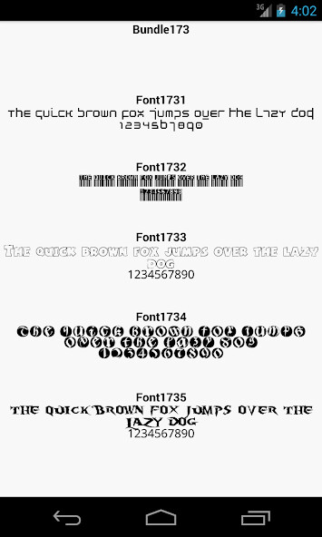 Emulate Android APK Fonts for FlipFont 173