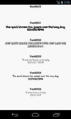Emulate Android APK Fonts for FlipFont 25 Emulate Android APK Fonts for FlipFont 25