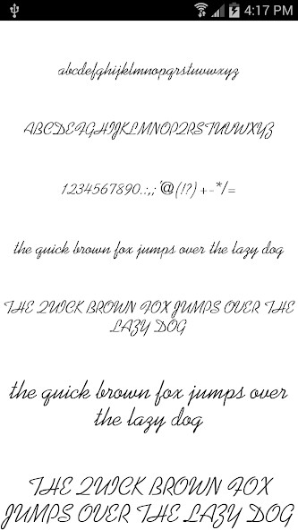 Emulate Android APK Fonts for FlipFont Romance Emulate Android APK Fonts for FlipFont Romance