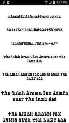 Emulate Android APK Fonts for FlipFont Tattoo Emulate Android APK Fonts for FlipFont Tattoo