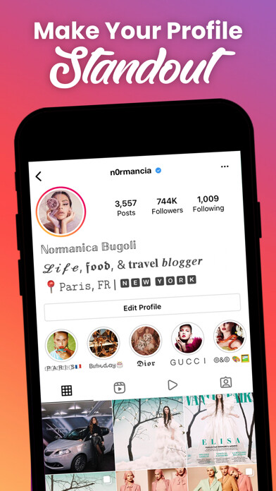Emulate iPhone app Fonts for Instagram Keyboard using MyAndroid
