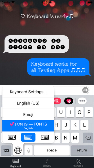Emulate iPhone app Fonts for iPhone - Keyboard! using MyAndroid Emulate iPhone app Fonts for iPhone - Keyboard! using MyAndroid
