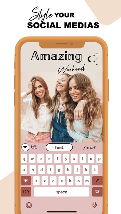 Emulate iPhone app Fonts - Keyboards using MyAndroid