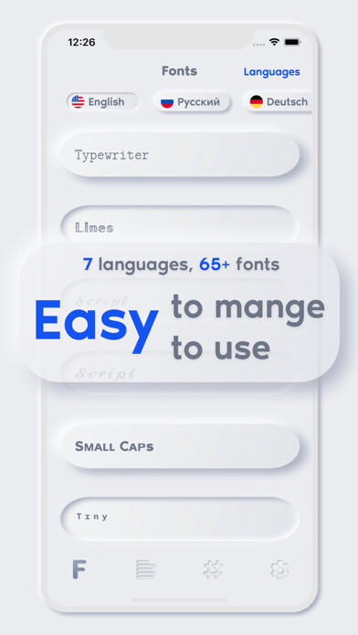Emulate iPhone app Fonts & Tags: Custom keyboard using MyAndroid Emulate iPhone app Fonts & Tags: Custom keyboard using MyAndroid