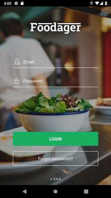 Emulate Android APK Foodager