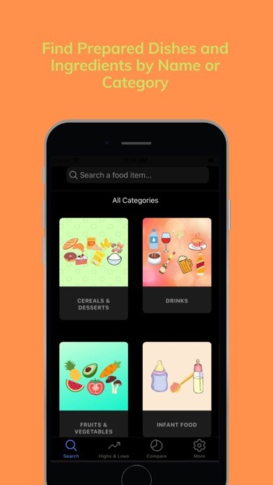 Emulate iPhone app Foodalyse using MyAndroid