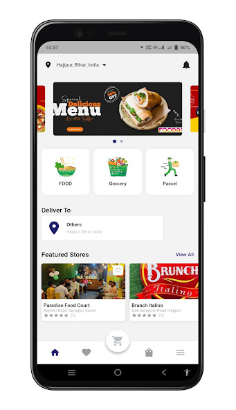 Run android online APK Foodam Food  Grocery Delivery from MyAndroid or emulate Foodam Food  Grocery Delivery using MyAndroid