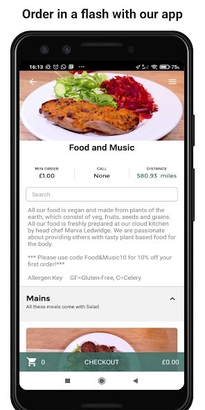 Run android online APK Food and Music from MyAndroid or emulate Food and Music using MyAndroid