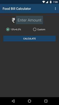 Emulate Android APK Food Bill Calculator(GST) Emulate Android APK Food Bill Calculator(GST)