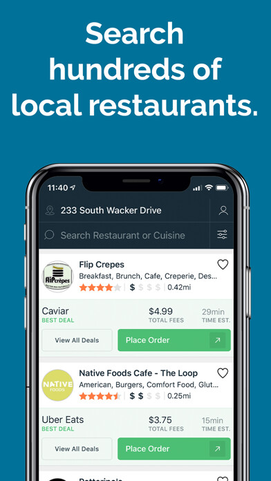 Emulate iPhone app FoodBoss - Food Delivery using MyAndroid Emulate iPhone app FoodBoss - Food Delivery using MyAndroid