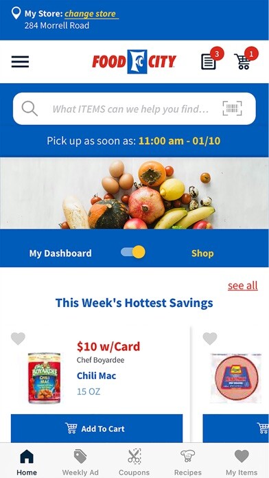 Emulate iPhone app Food City Mobile using MyAndroid Emulate iPhone app Food City Mobile using MyAndroid