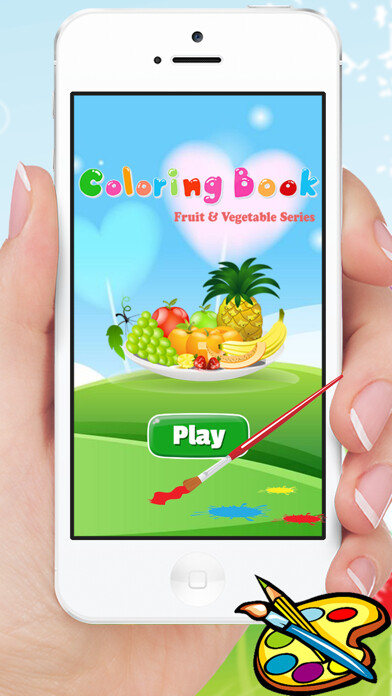 Emulate iPhone app Food Coloring Book for Kids - Fruit Vegetable drawing games using MyAndroid Emulate iPhone app Food Coloring Book for Kids - Fruit Vegetable drawing games using MyAndroid