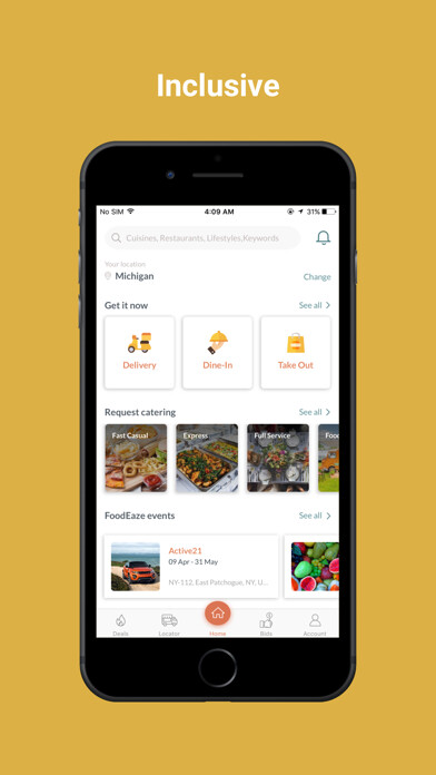 Emulate iPhone app FoodEaze using MyAndroid Emulate iPhone app FoodEaze using MyAndroid