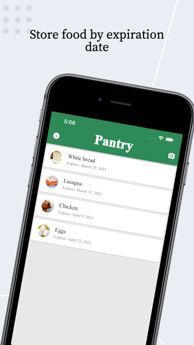 Emulate iPhone app Food Expiry using MyAndroid Emulate iPhone app Food Expiry using MyAndroid