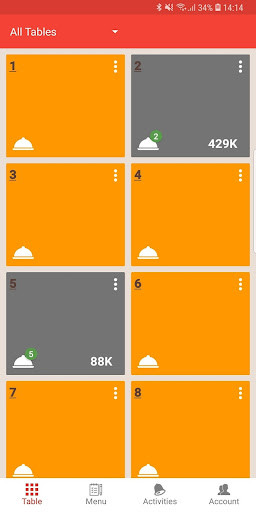 Emulate Android APK Food Explorer POS