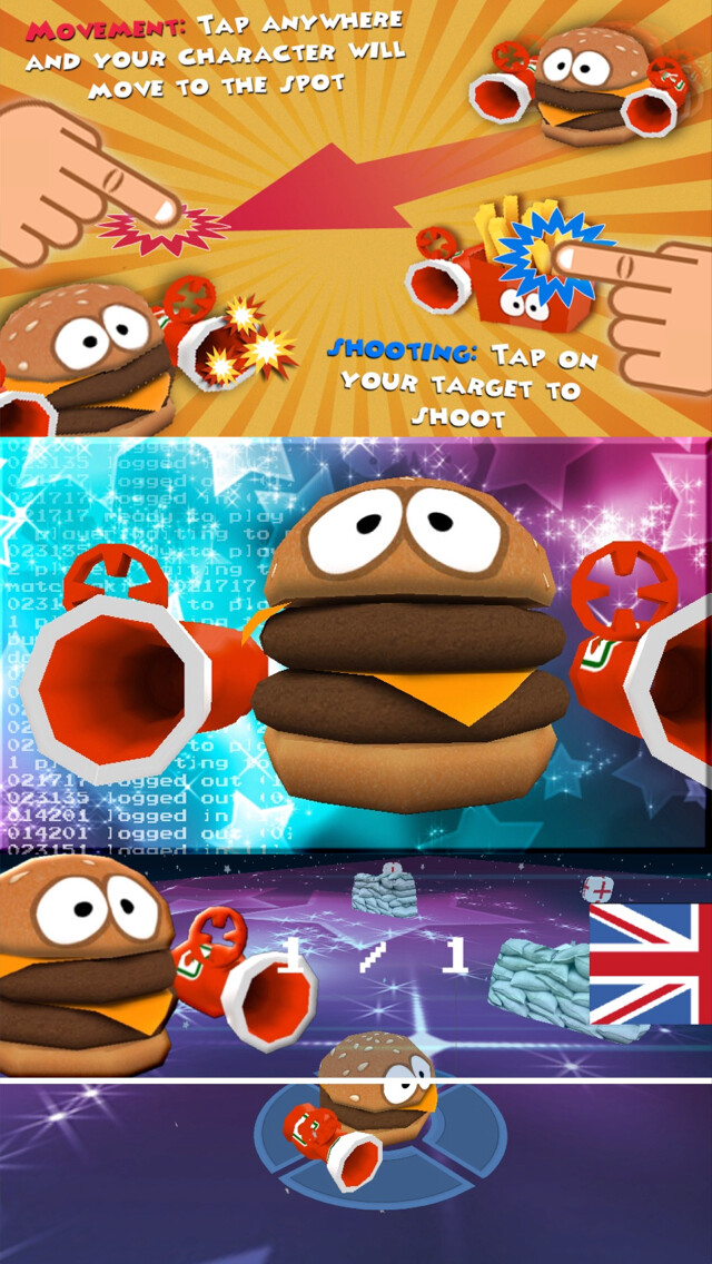 Emulate iPhone app Food Fighters using MyAndroid Emulate iPhone app Food Fighters using MyAndroid