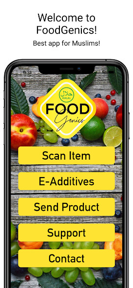 Run android online APK FoodGenics - Scan Halal Food from MyAndroid or emulate FoodGenics - Scan Halal Food using MyAndroid Run android online APK FoodGenics - Scan Halal Food from MyAndroid or emulate FoodGenics - Scan Halal Food using MyAndroid