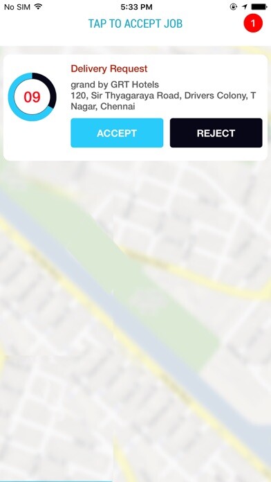 Emulate iPhone app FoodGo Partner using MyAndroid