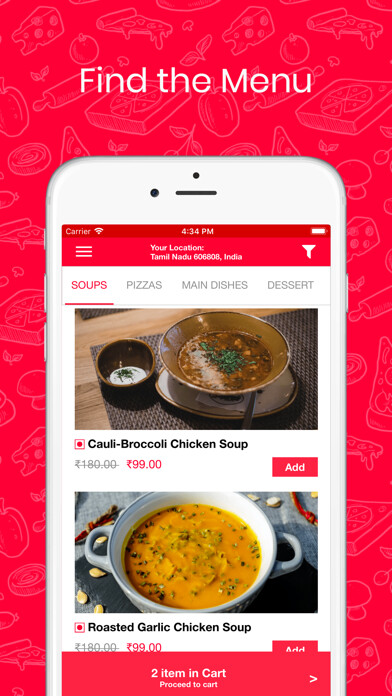 Emulate iPhone app Foodie - Online Food Ordering using MyAndroid Emulate iPhone app Foodie - Online Food Ordering using MyAndroid