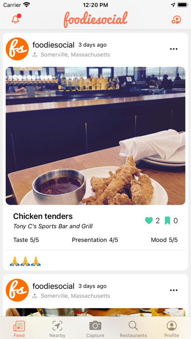 Emulate iPhone app foodiesocial using MyAndroid Emulate iPhone app foodiesocial using MyAndroid