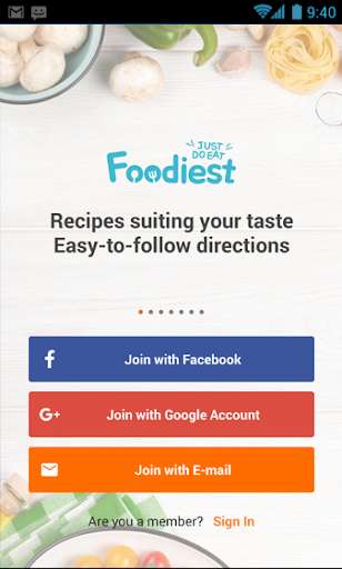Run android online APK Foodiest: K-Food Recipes from MyAndroid or emulate Foodiest: K-Food Recipes using MyAndroid